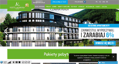 Desktop Screenshot of hotelmorawa.pl